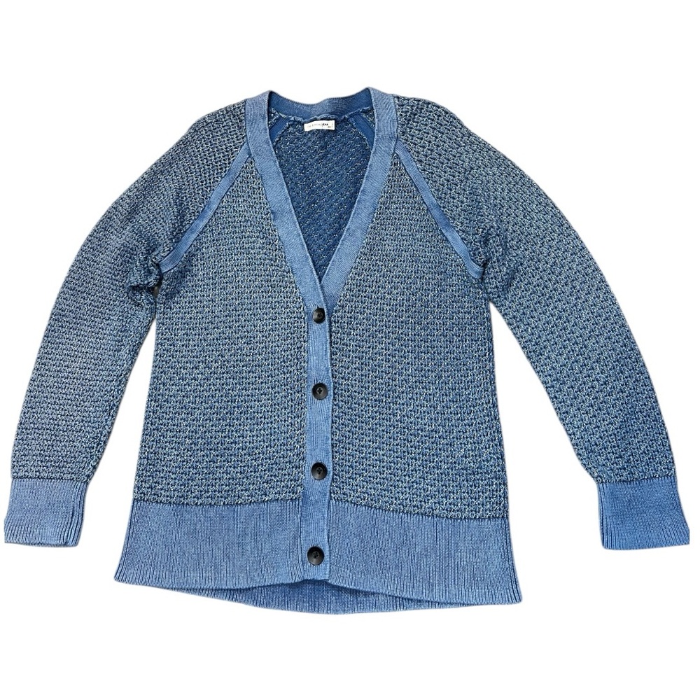 Rag and Bone Kyra v-neck button front metallic knit cardigan - Picture 3 of 12
